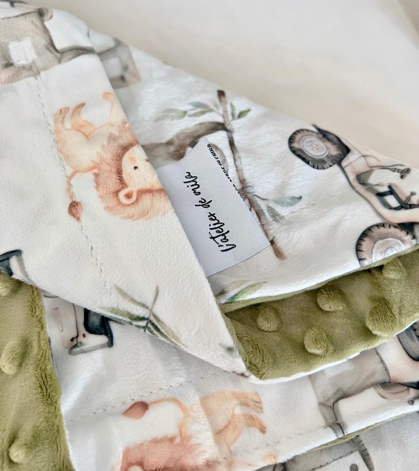 Couverture en Minky - Safari